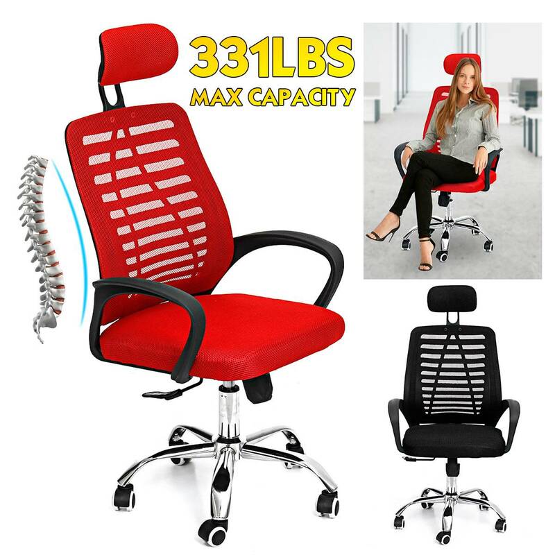 Office Chair Swivel Gaming Chair Adjustable Height Rotating Lift Chair Ergonomic Desk Computer Chair Armchair Recliner Home