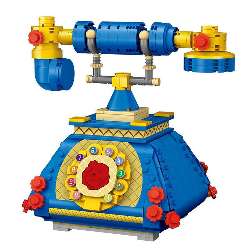 Telefon Mini Puzzle cząstek zabawki najlepszy prezent dla dzieci zabawka do montażu w języku angielskim instrukcje ze zdjęciami modelarzy