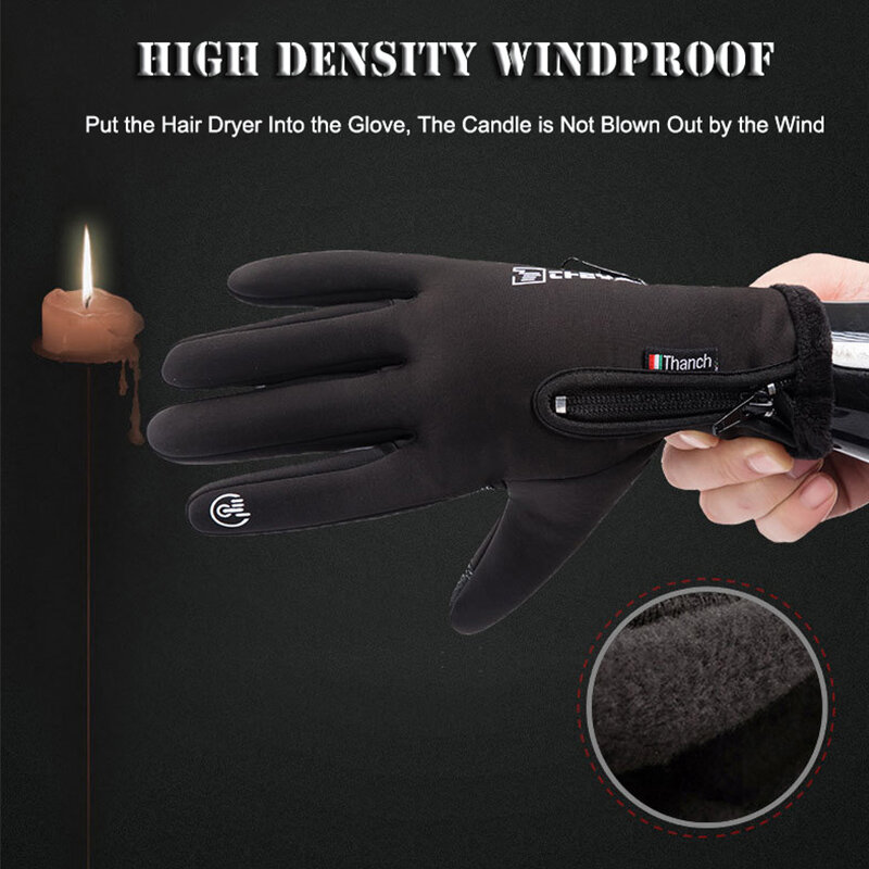 2020 Waterproof winter gloves snow gloves motorcycle gloves biking gloves women For Touchscreen Cold Weather Windproof Anti Slip
