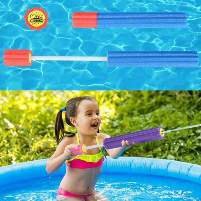 Pistola de agua para verano para niños, Agua pulverizada de espuma EVA, juguetes para arena de playa, agua, juguete de piscina para fiesta