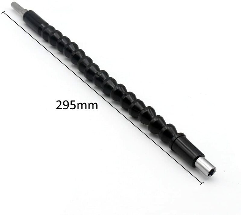 Right 105 degree Angle Drill and Flexible Shaft Bit Kit Extension Screwdriver Bit Holder for 1/4" Socket Adapter Magnetic