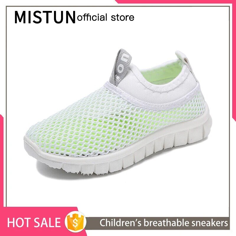 Zapatos de red transpirables para niños y niñas, novedad de verano, zapatillas deportivas blancas de red para bebé, zapatillas ligeras informales para correr, 2021