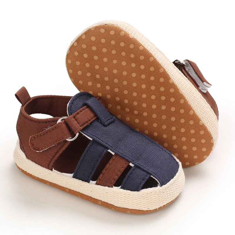 Zapatos de verano para bebés, sandalias antideslizantes con agujeros para caminar