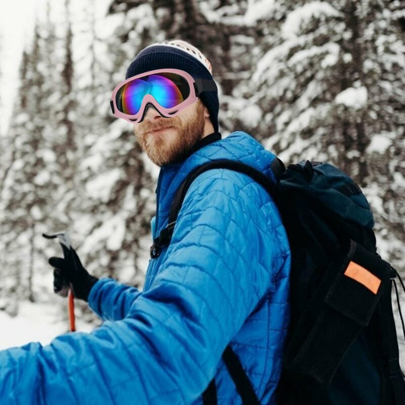 Kacamata Охкиski X 400 Perlindungan UV Luar Ruangan Olahraga Papan Seluncur Salju Musim Dingin Kacamata Ski Tahan Angin Kacamata Tahan Debu