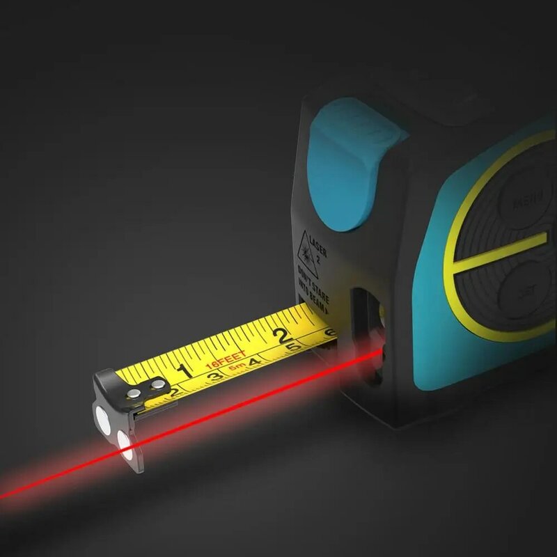 Youpin Mileseey DT10 ruban à mesurer Laser 2 en 1, mesure de Distance numérique télémètre Laser avec affichage numérique LCD crochet magnétique