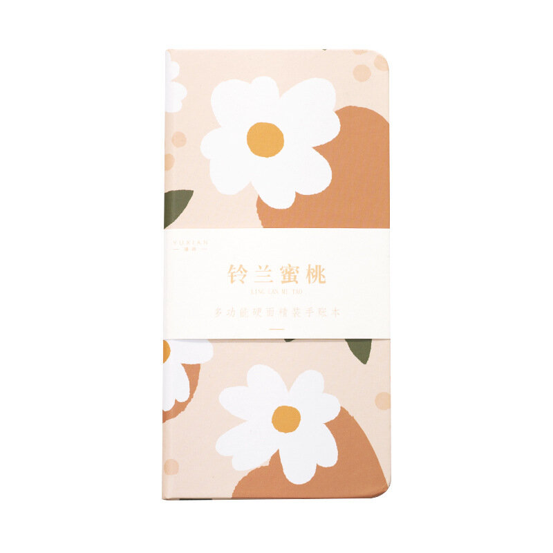 Flor série caderno plano semanal agenda cadernos e revistas em branco grade planejador bonito coreano papelaria