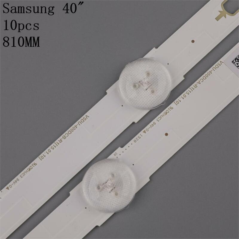 LED backlight strip for Samsung CY-GJ040HGLVGH CY-GJ040HGLVFH UA40JU6600 UA40KU6000 UA40KU6100 UA40KU6300 UA40JU6670 UA40JU6680