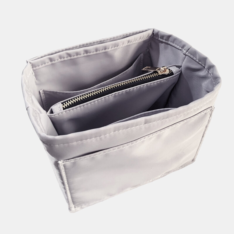 สำหรับ Picotin 18 22 26ใส่กระเป๋าแต่งหน้ากระเป๋าถือจัดระเบียบด้านในกระเป๋าแบบพกพาฐาน Shaper พรีเมี่ยมไนลอน (Handmade)