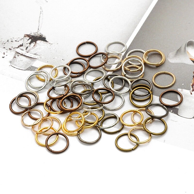 Соединительные кольца 500 шт./лот 4 -20 мм, разъемные кольца для изготовления ювелирных изделий своими руками, фурнитура, аксессуары