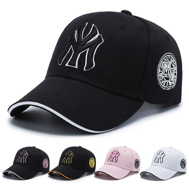 Fashion Letter MY Embroidery Baseball Cap Women Men Unisex-Teens Snapback Hip Hop Hat Outdoor Sun Cap Adjustable Fishing Dad Hat