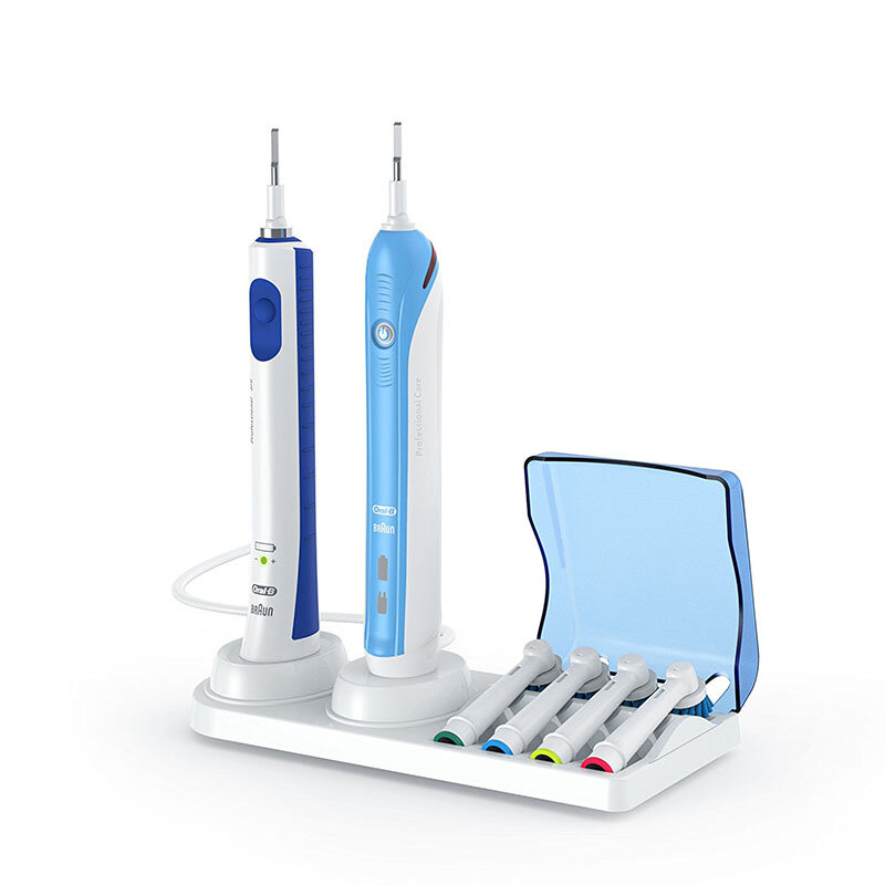 Oral B eléctrica baño cepillo de dientes soporte base agarradera con cargador soporte para cepillo de dientes cabezas para D12 D20 D16 D10 D36
