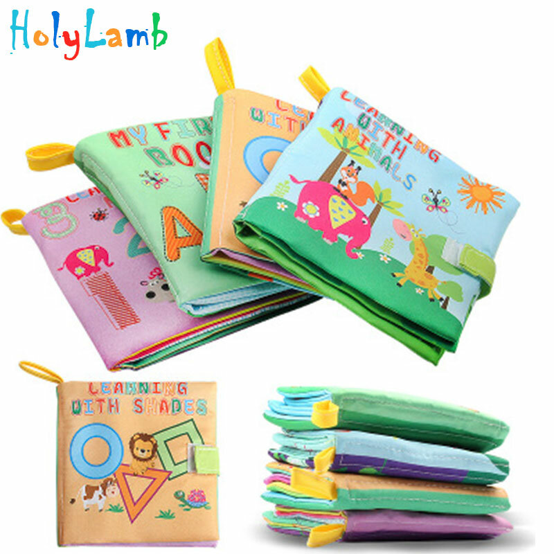 Kids Toys Soft Cloth Baby Boys Girls Books Sound Infant Educational  Rattle Toys for Newborn Baby Early Educational Toys