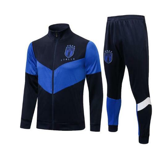 Jaket Survetement 2020 Baru Pakaian Latihan Italia Hoodie Baju Olahraga 2021 2122 Pria POLO Jaket Olahraga Sepak Bola