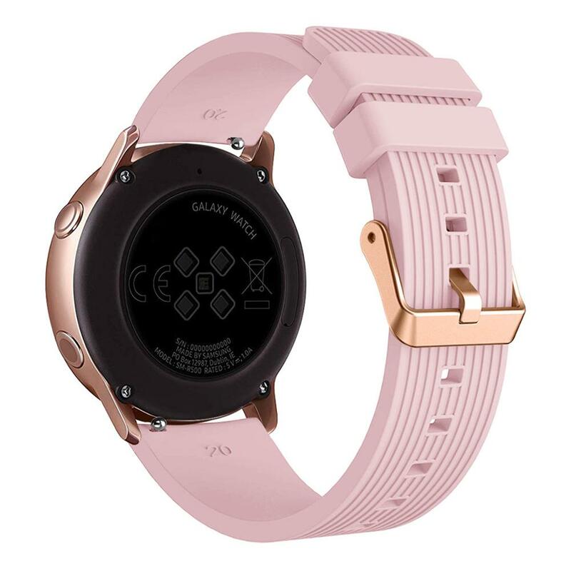 20 мм силиконовый спортивный ремешок для samsung Galaxy Watch huawei часы huami сменный ремешок для часов 91015
