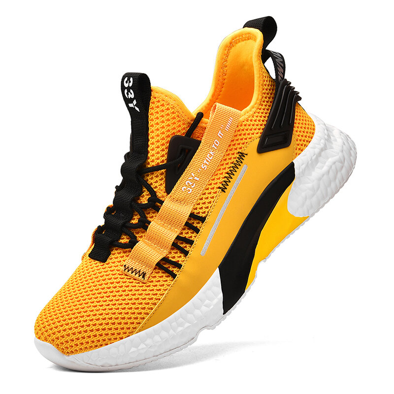 YRZL 2021 Autumn New Fashion Men Shoes Quality Soft Breathable Casual Shoes High Quality Hard-wearing Running Shoes for Men