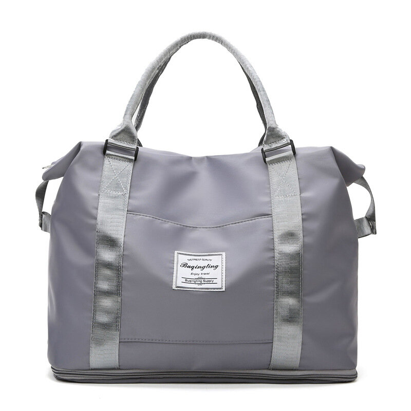 Большая Нейлоновая дорожная сумка для женщин, сепарационная спортивная сумка для влажного и сухого отдыха, женская сумочка для фитнеса, тре...