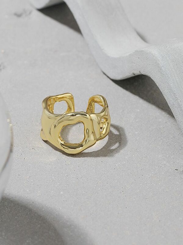 Серебряное кольцо с изменяемым размером, модное дизайнерское Ювелирное Украшение для вечеринки, 2021