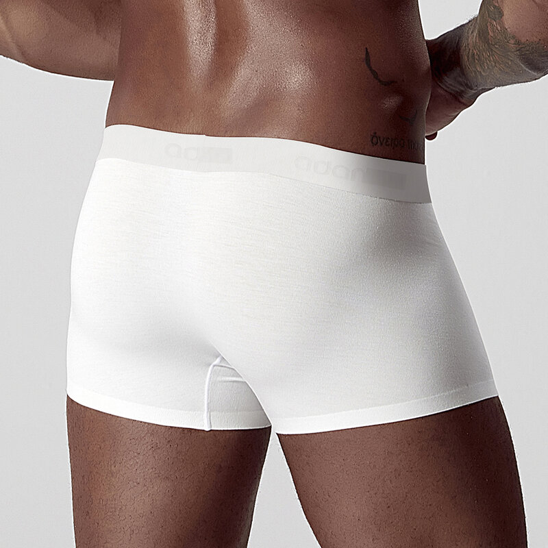 Cuecas masculinas boxer sexy cueca macia boxershorts de algodão macio cuecas masculinas 3d bolsa shorts sob calças curtas