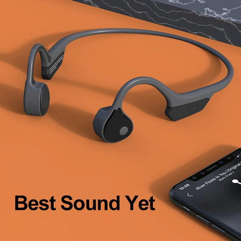 PR09 z przewodnictwem kostnym słuchawki douszne słuchawki bezprzewodowe Bluetooth Outdoor Sports wodoodporne zestawy słuchawkowe z mikrofonem