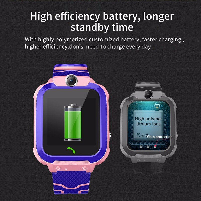 Waterproof Kids Smart Watch for Children SOS Antil-lost Smartwatch Baby 2G SIM Card Clock Call Location Tracker Smart Watches