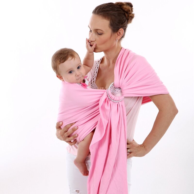 Portabebés de algodón cómodo para bebé, envoltura suave para bebé de 0 a 2 años, funda transpirable para lactancia materna