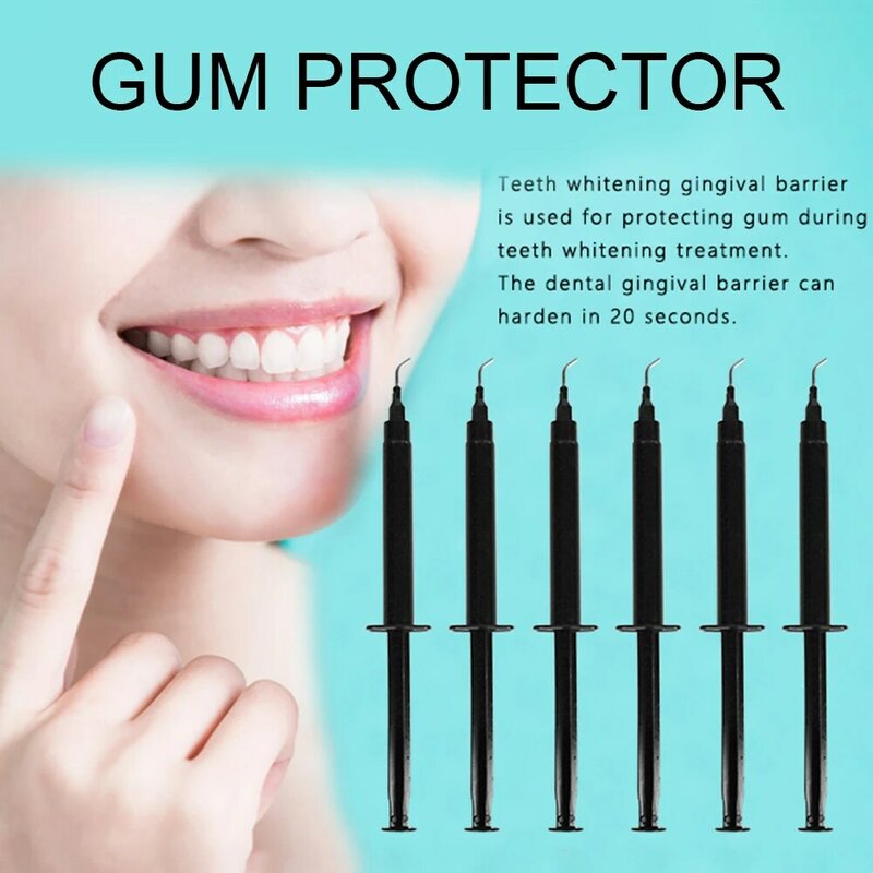 Gel de protección para el blanqueamiento de las encías, herramienta de blanqueamiento dental, cuidado bucal, 3ml