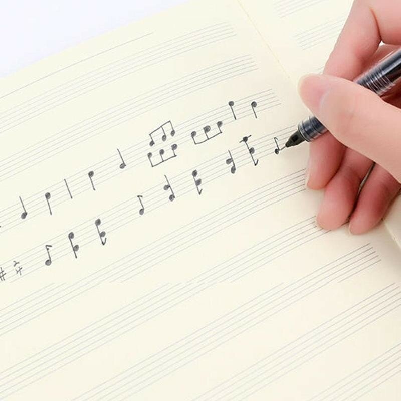 Prática de música notebook piano violino universal cinco-linha acessórios para iniciantes padrão notebook aleatório piano x3s8