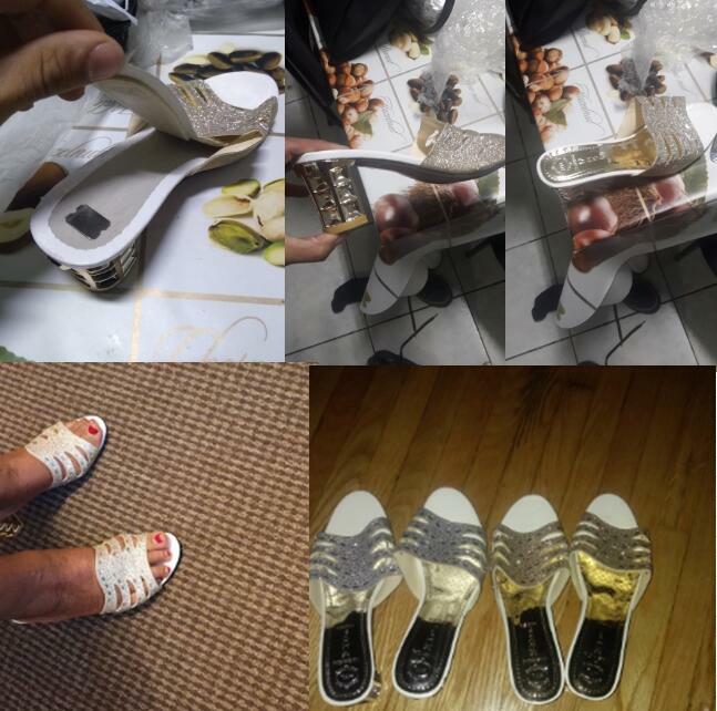 WDHKUN/женские летние сандалии-гладиаторы с открытым носком сандалии-стразы на квадратном каблуке женские сандалии на высоком каблуке размер...