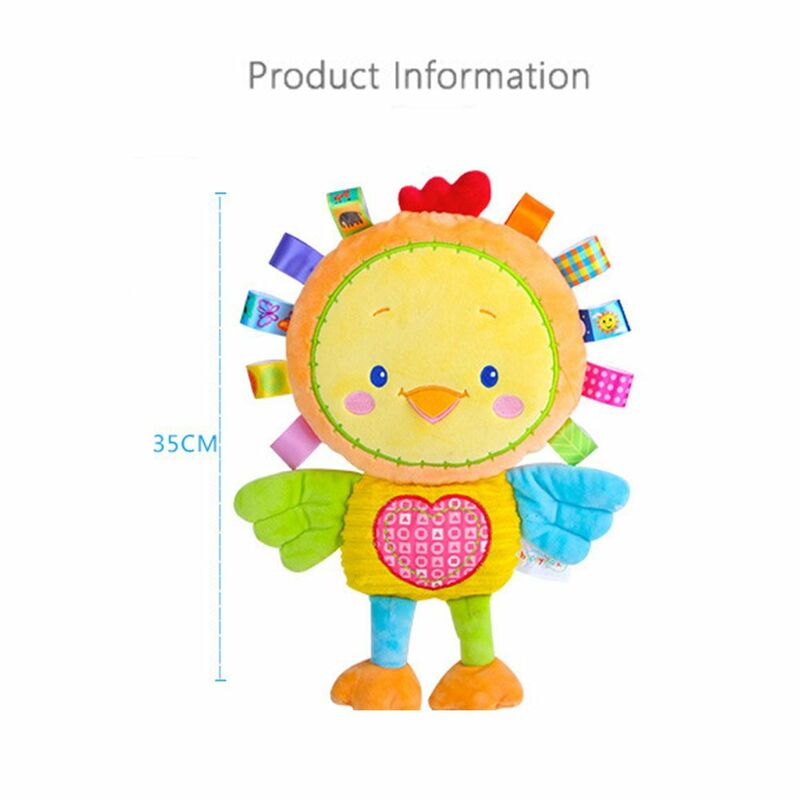 Animal Baby Plush Doll placare sonagli giocattoli campane a mano peluche bambola infantile