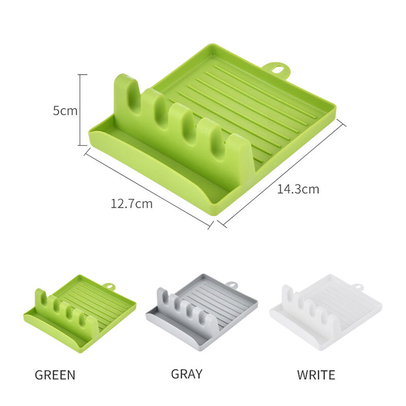 Support d'ustensiles de cuisine, organisateur et rangement avec égouttoir, porte-cuillères, fourchette de cuisine, accessoires de cuisine antidérapants