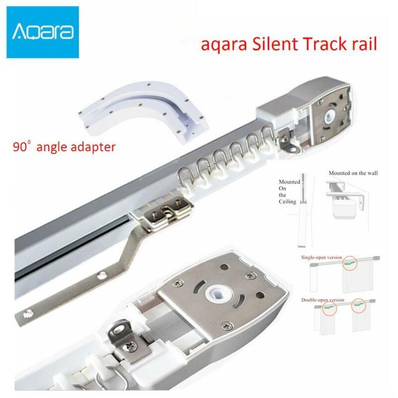 Aqara-オリジナルの電気カーテン,自動,レールシステム,スマートホーム,超静音,オプションの角度