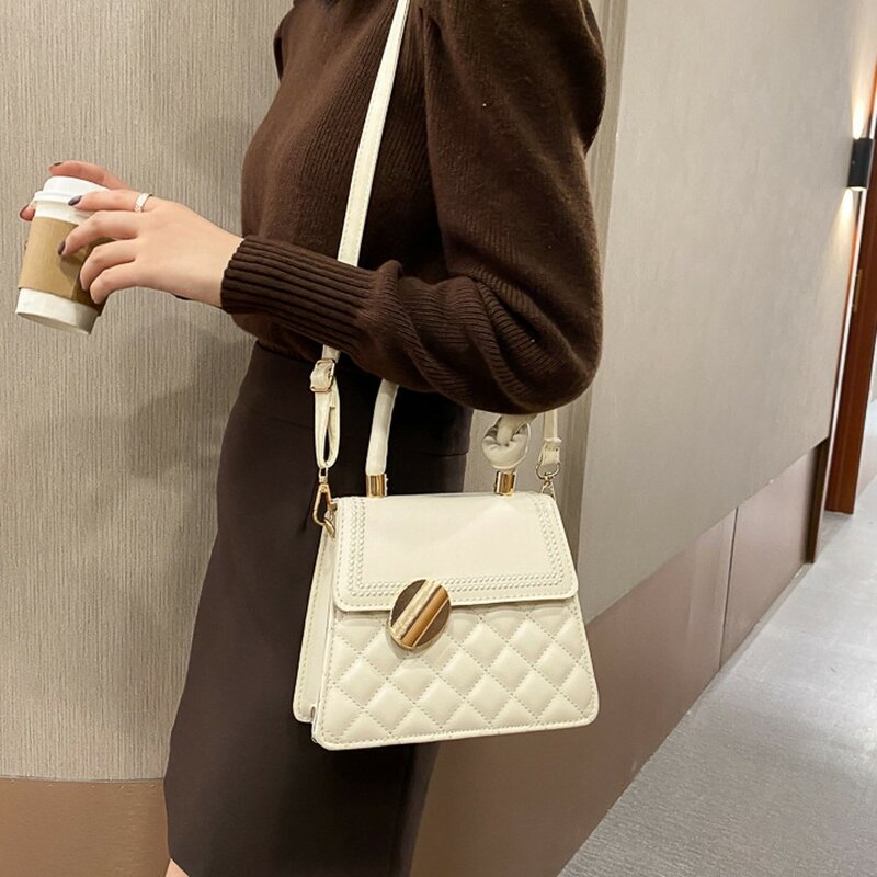 Crossbody Bags for Women 2021 Elegant Small Handbag Shoulder Bag PU Leather Hand Bag Ladies Designer Fashion Tote Bag