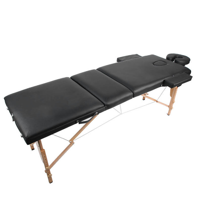 Folding Beauty Bed Portable Massage Table Adjustable Height Massage Bed SPA Table for Salon Home foldable bed