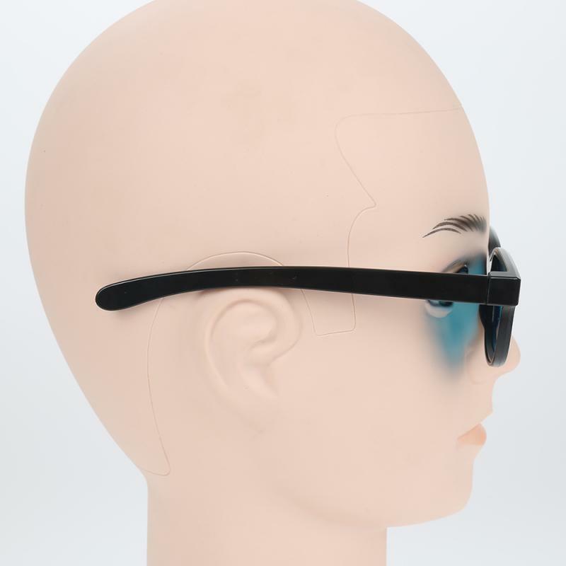 Nuovo 1x cornice nera rosso blu occhiali 3D cornice nera per anaglifi dimensionale TV film DVD gioco Video offre un senso di realtà