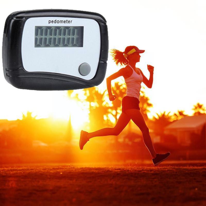 Contador de paso correr pedómetro de caminata de distancia calorías corriendo hombres y al aire libre podómetro mañana Tracker deportes Exe Wo S8i9
