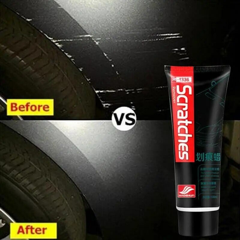 Car Scratches Repair Polishing Wax Surfactant Cream Plastic, Remover Automotive Glass Metal, Paint, 100ml Care Wax Scratch Y4C9