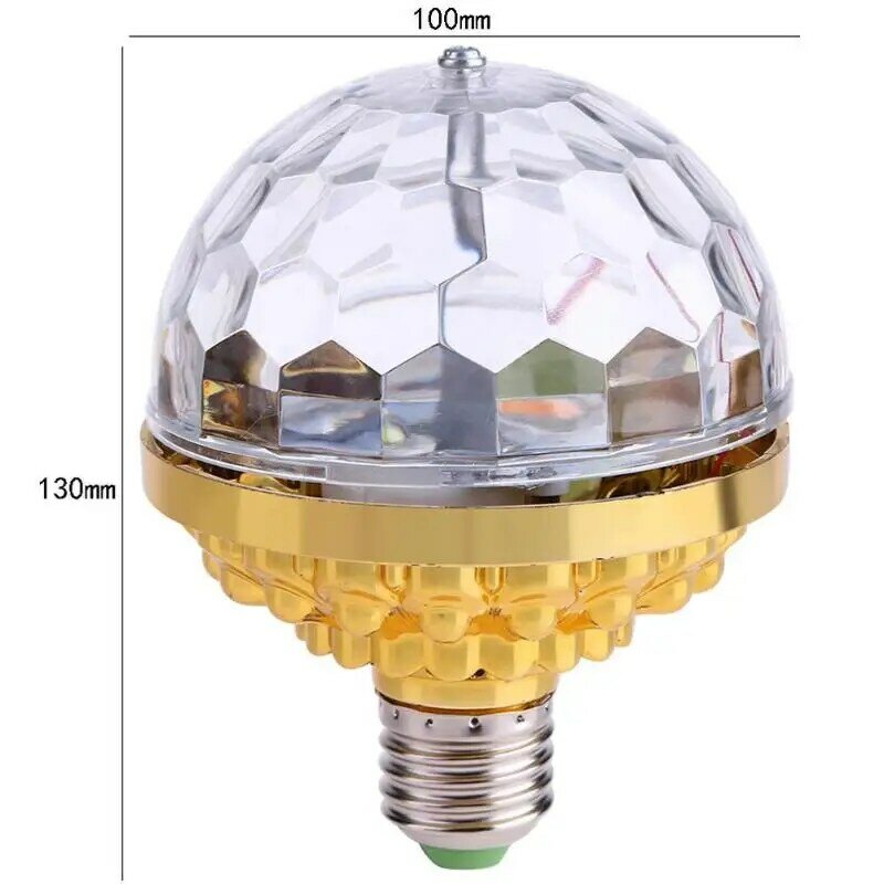 Вращающийся волшебный шар E27 s, мини RGB проекционная лампа вечерние, диджея, диско-шар, свет для помещений, лампы для клуба, светодиодный проектор с волшебным эффектом