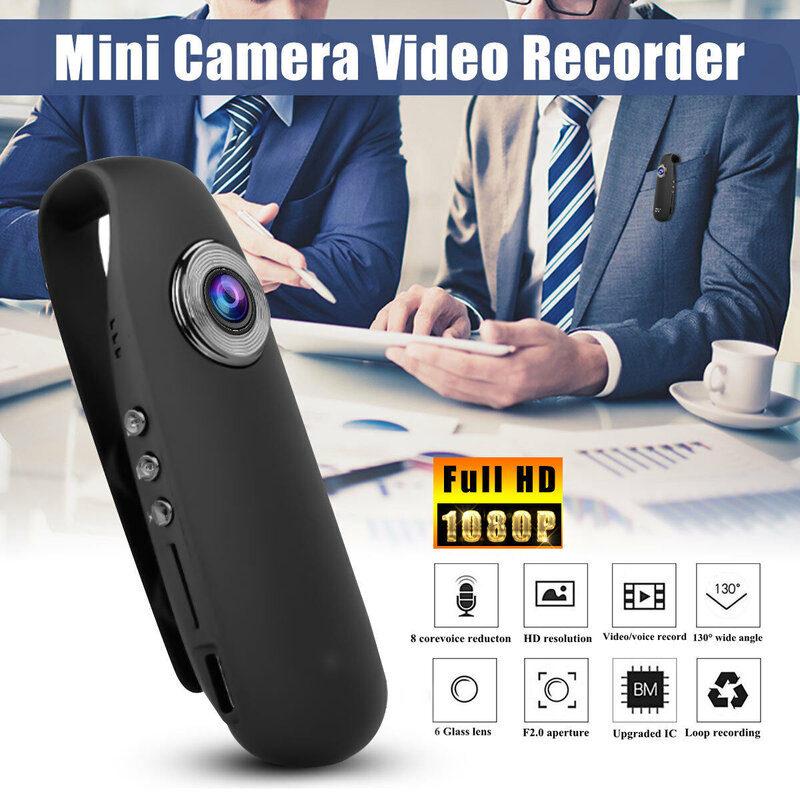Mini Kamera Volle HD 1080P Tragbare Mini Camcorder Polizei Video Recorder Körper Cam Motorrad Bike Motion Bodycamera Mini Kamera
