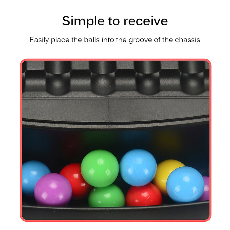 Quebra-cabeça magia xadrez jogos de tabuleiro arco-íris bola montessori  natal eliminationtraining colorido conjunto interativo brinquedos  educativos - AliExpress