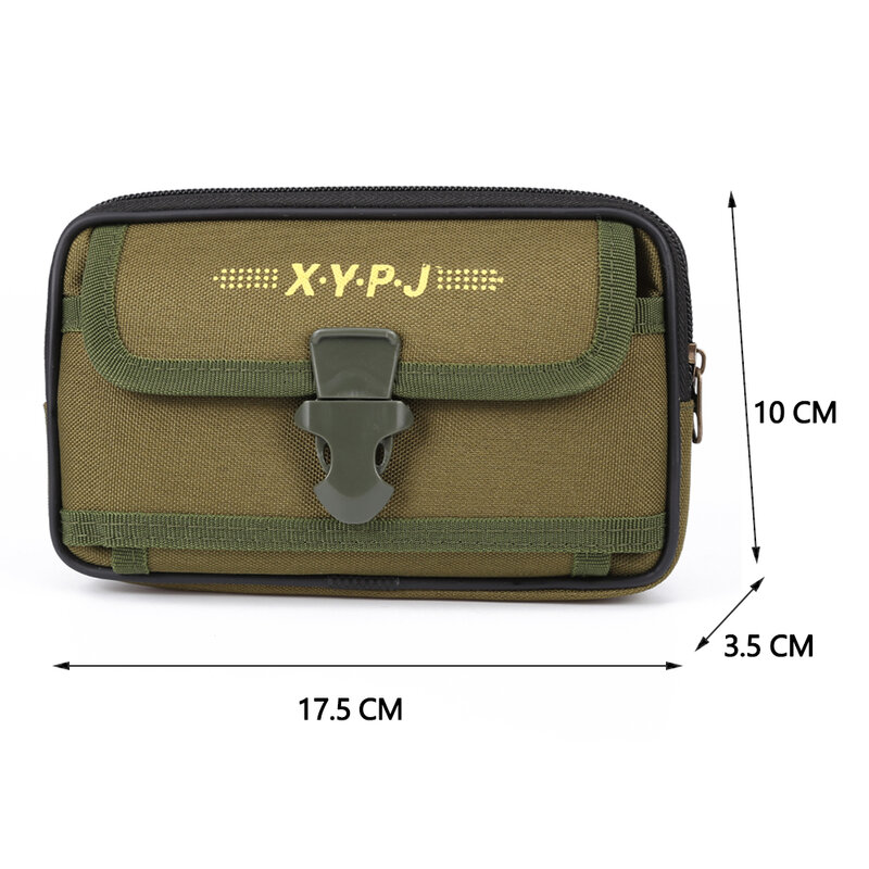 Fashion Men's bag Letters Printing Waist Bags Nylon Fanny Pack New High Quality Casual Male Small Purse Flap Wallet Phone Bag