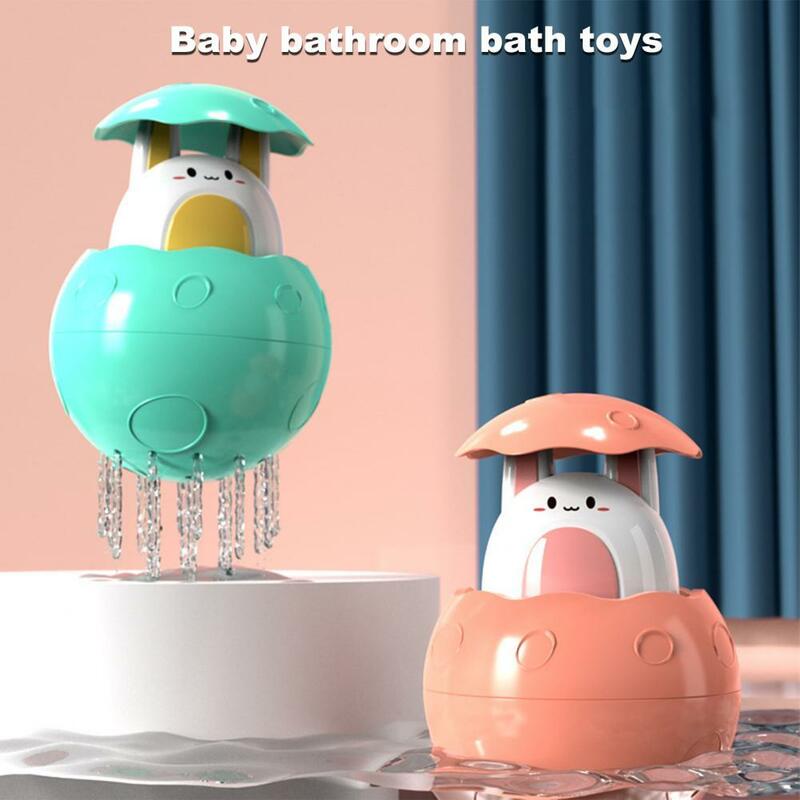 دش اللعب الكرتون شكل الوالدين والطفل التفاعل ABS الرضع ألعاب بالماء لعبة للاستحمام عيد الميلاد