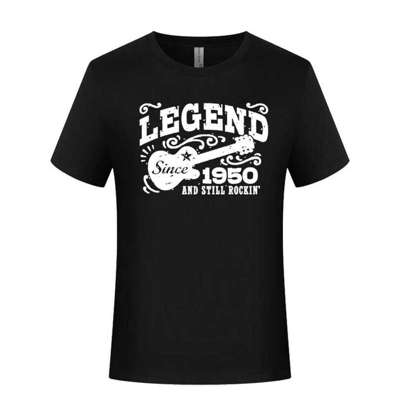 Rock & camisa de rock n role legend sinc 1950, camisa do pecado mangas de rockero para homem, camisetas estilo hipster de algodón p