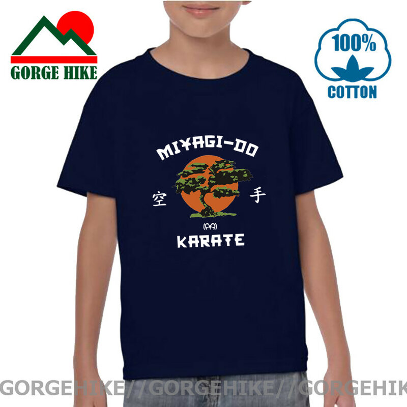 Japan kung fu style Miyagi do Black tshirt children clothes Bonsai Tree tshirts Karate kids t-shirts cobra kai tshirt tee shirt