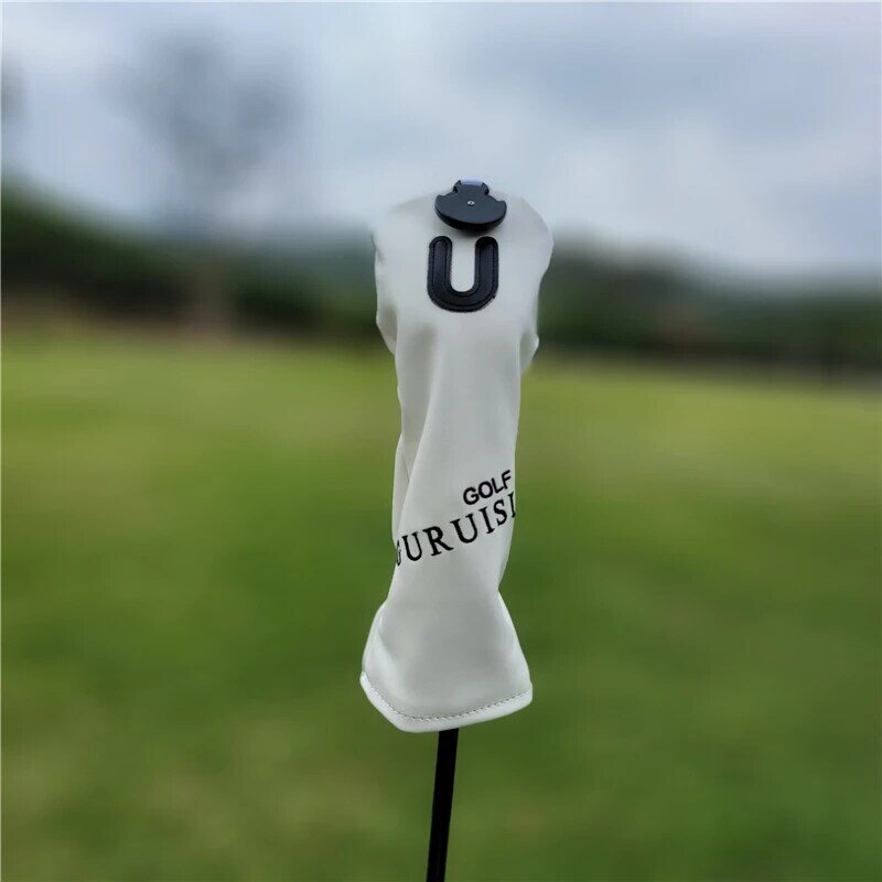 Semplice copricapo da Golf Club legni Driver Fairway Hybrid Blade Putter Cover copricapo in pelle PU Set Protector accessori da Golf