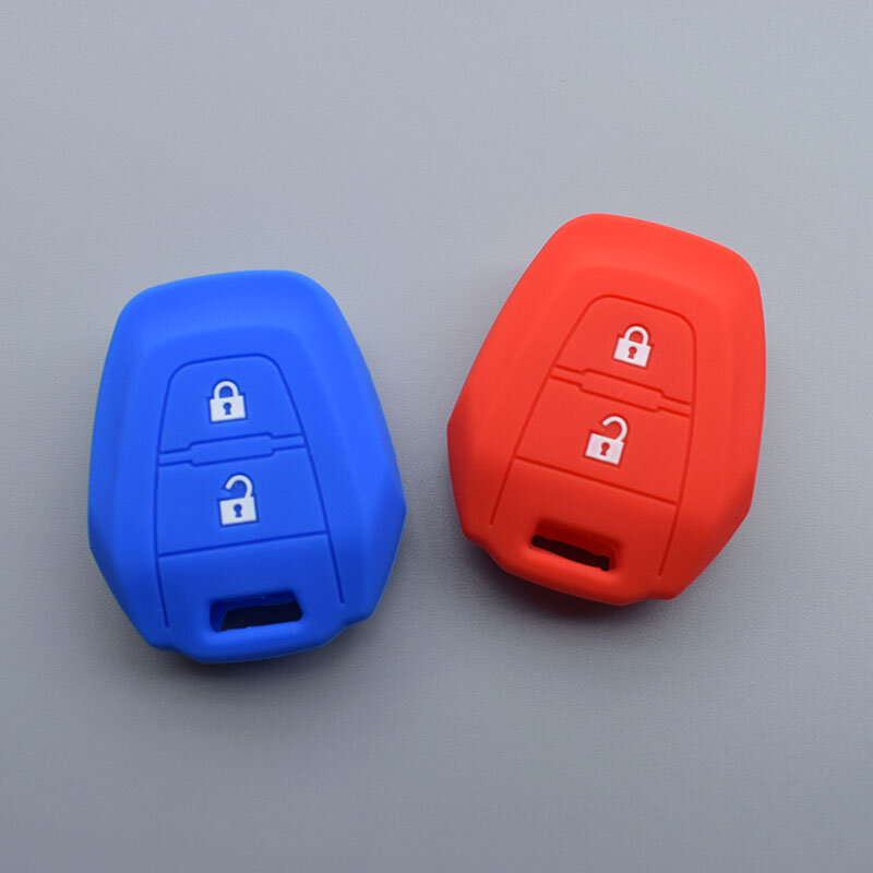 2 Button Car Key For Isuzu D-max Mux Truck Dmax Silicone Rubber protect Case Cover shell set Accessory