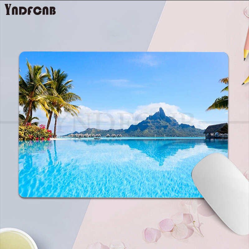 YNDFCNB Cool New Beach Waterfall High Speed New Mousepad for CS GO Top Selling Wholesale Gaming Pad mouse