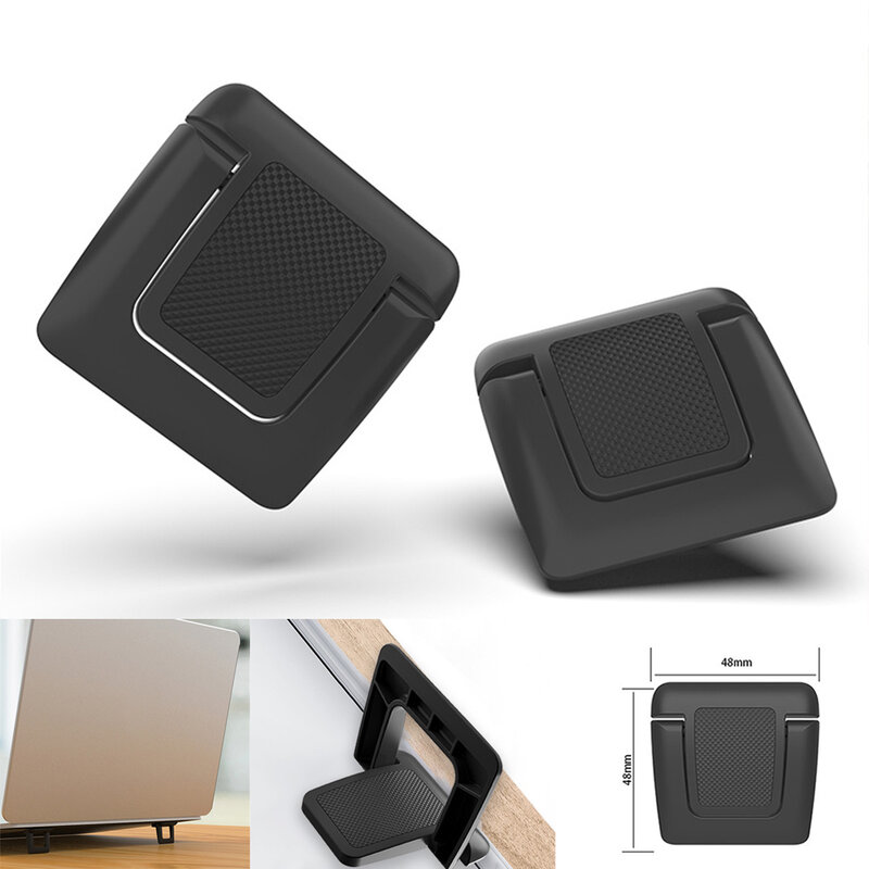 Soporte Invisible para ordenador portátil, accesorio de refrigeración ajustable, plegable, antideslizante, multifuncional, 2 piezas