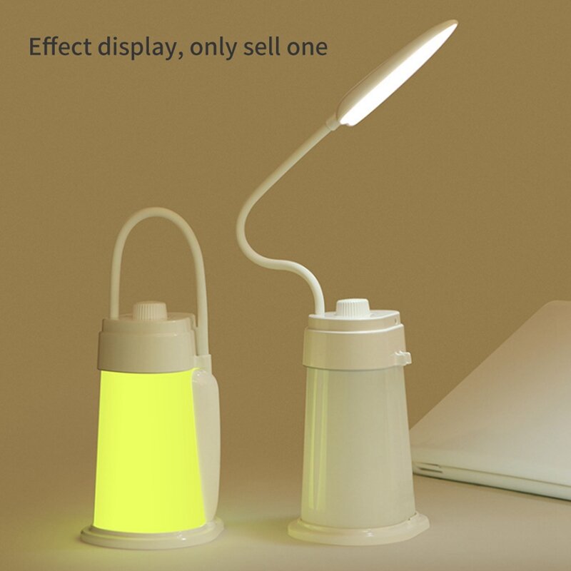 크리에이티브 휴대용 충전식 LED 학습 책상 램프 야간 조명 책상 야간 조명 콤보 개인 생일 선물