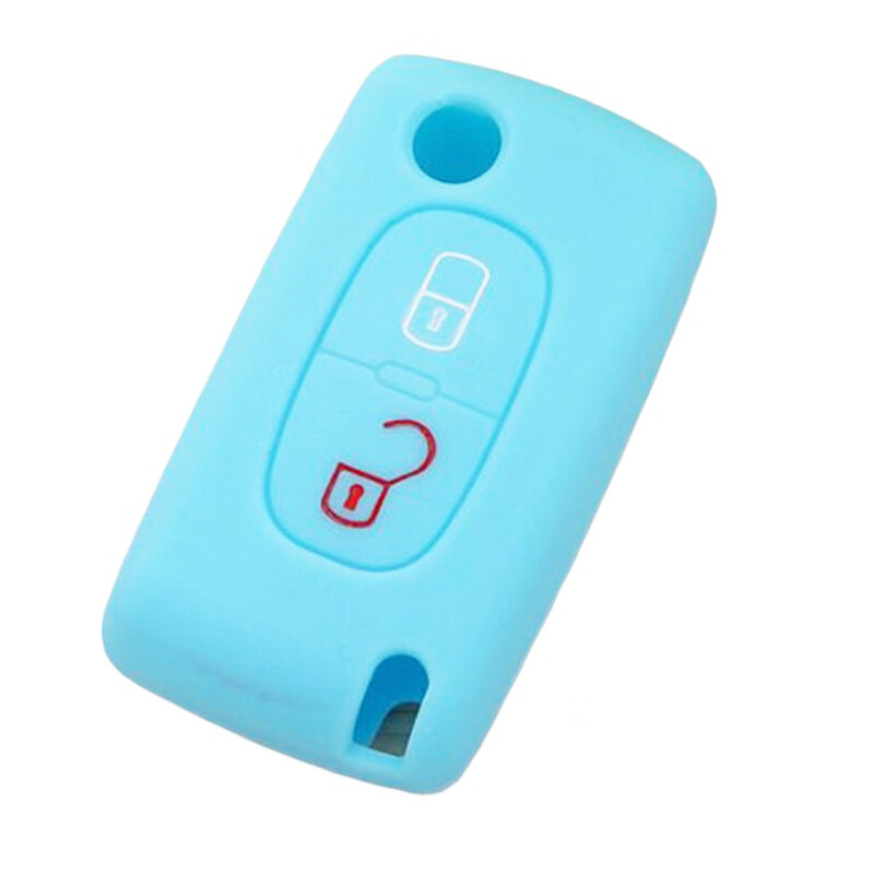 Remote Cover Shell Flip Key Silicone Case Fit For Peugeot 308 408 207 107 Coolbestda Silicone Key Fob Cover