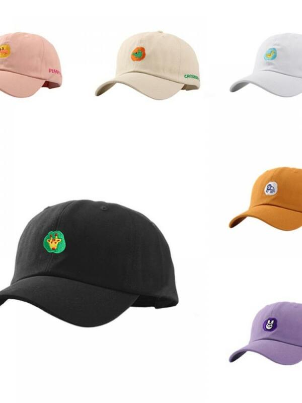 Men And Women Can Wear Solid Color Curved Sun Hat Baseball Cap Solid Color Fashion Adjustable Cap Baseball Cap Sticky Hood